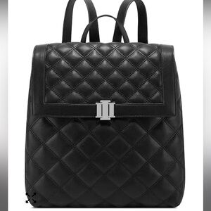 INC International Concepts Black Quilted Backpack